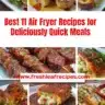 Delicious air fryer recipes for quick meals with easy cooking methods
