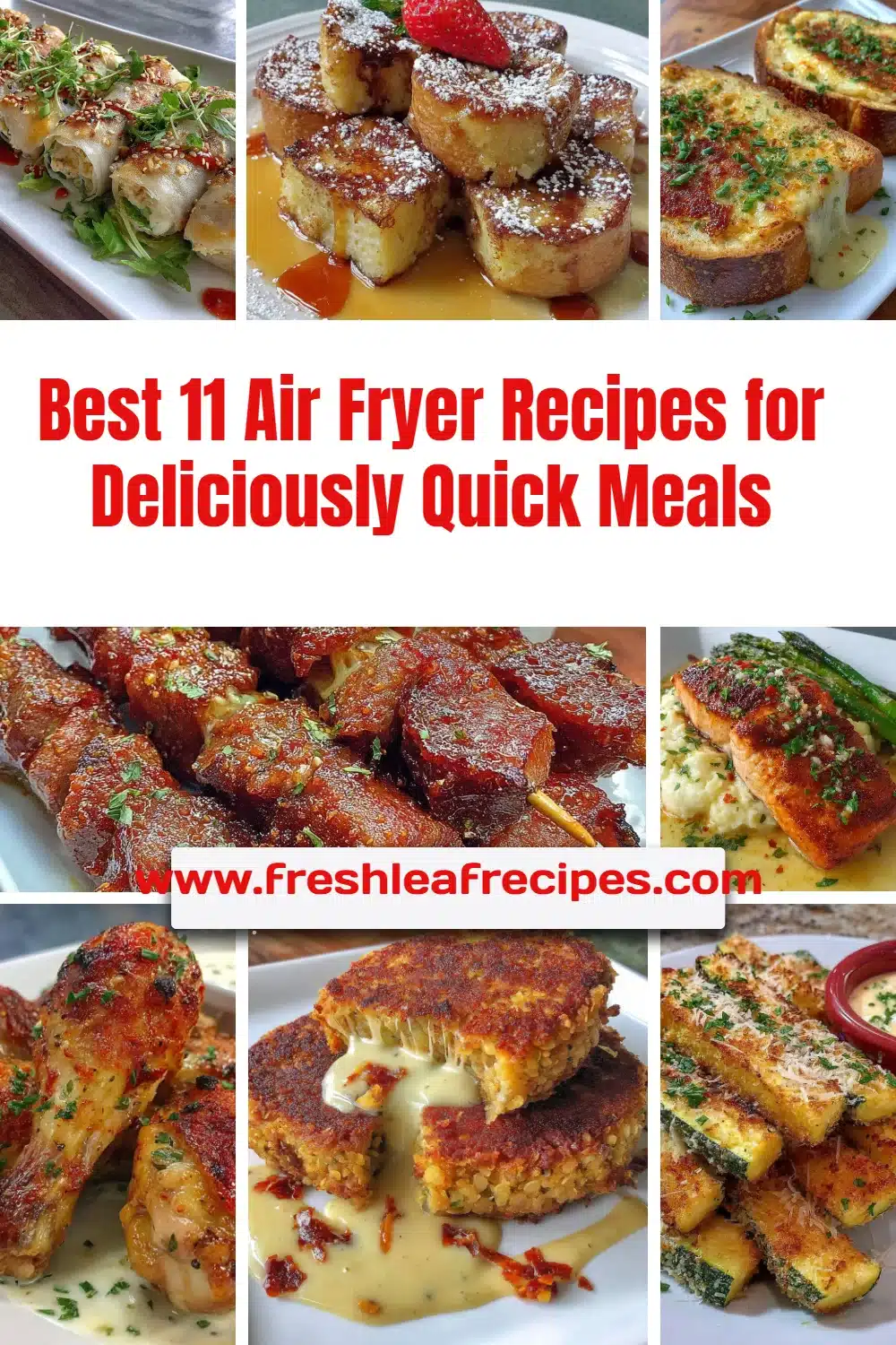 Delicious air fryer recipes for quick meals with easy cooking methods