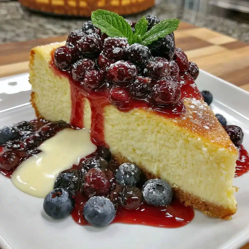Fresh Blueberry Cheesecake