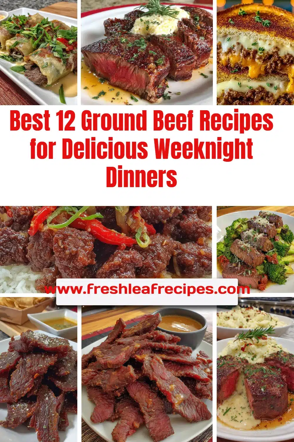 Tasty ground beef recipes for easy weeknight dinners