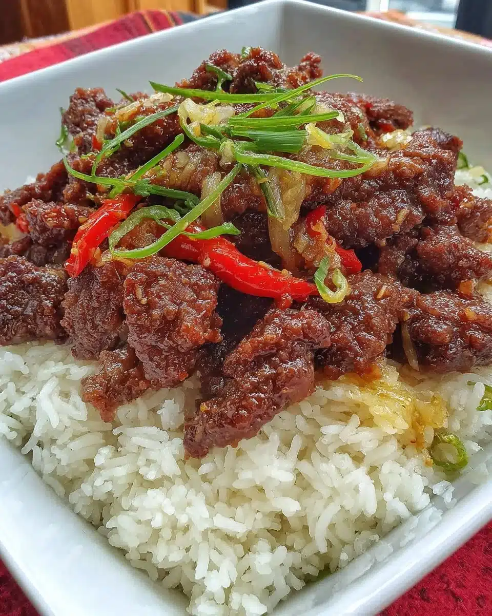 Air Fryer Crispy Chilli Beef