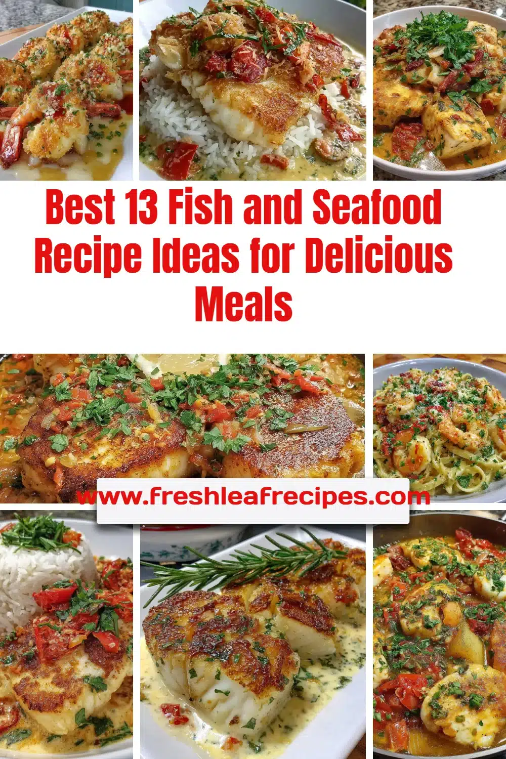 Delicious fish and seafood recipes for easy and tasty meals