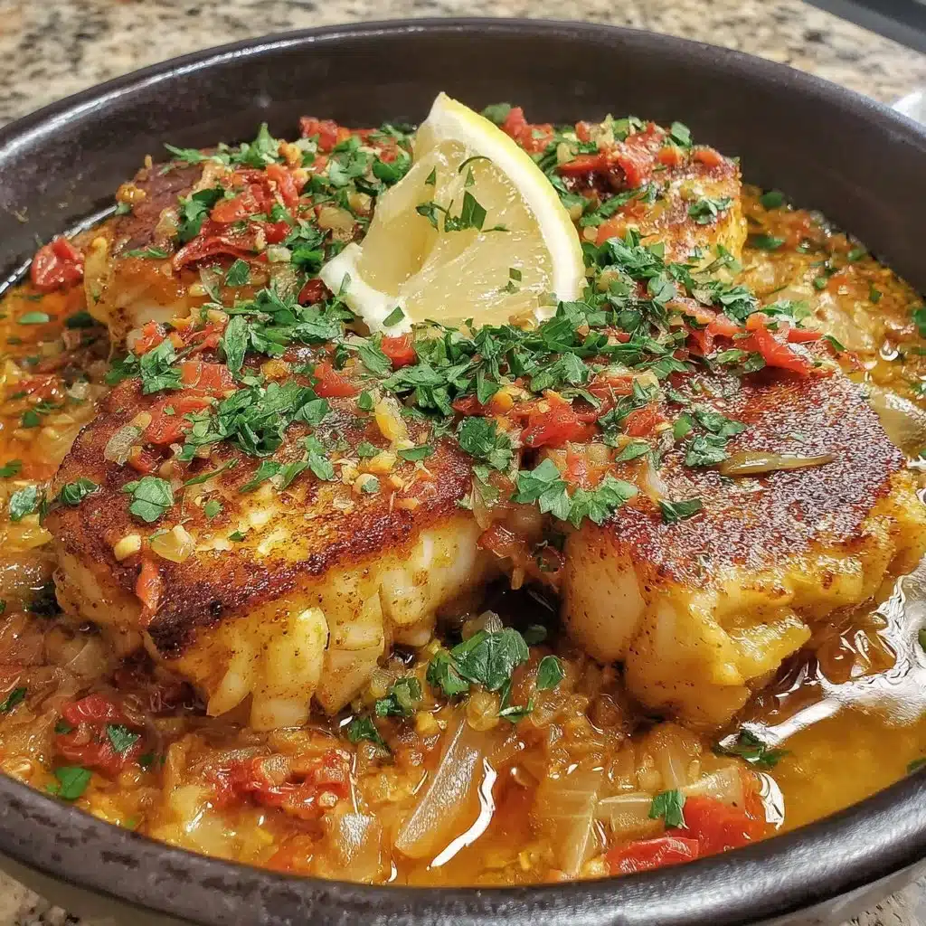 Moroccan Fish Tagine with Ginger & Saffron