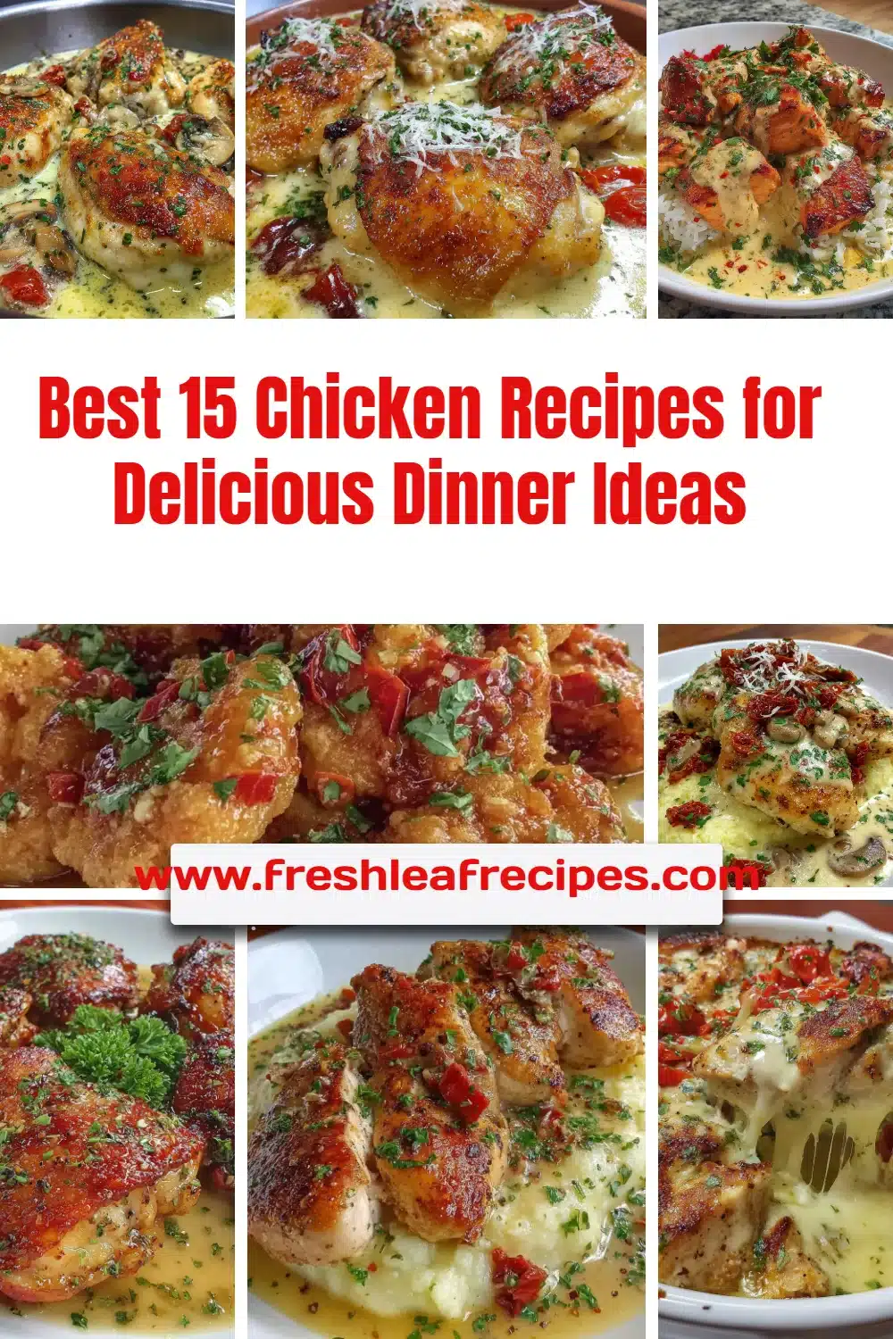 15 delicious chicken recipes for easy dinner ideas