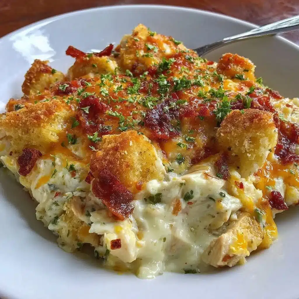 BBQ Ranch Chicken Casserole