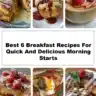 Delicious breakfast recipes for quick morning meals