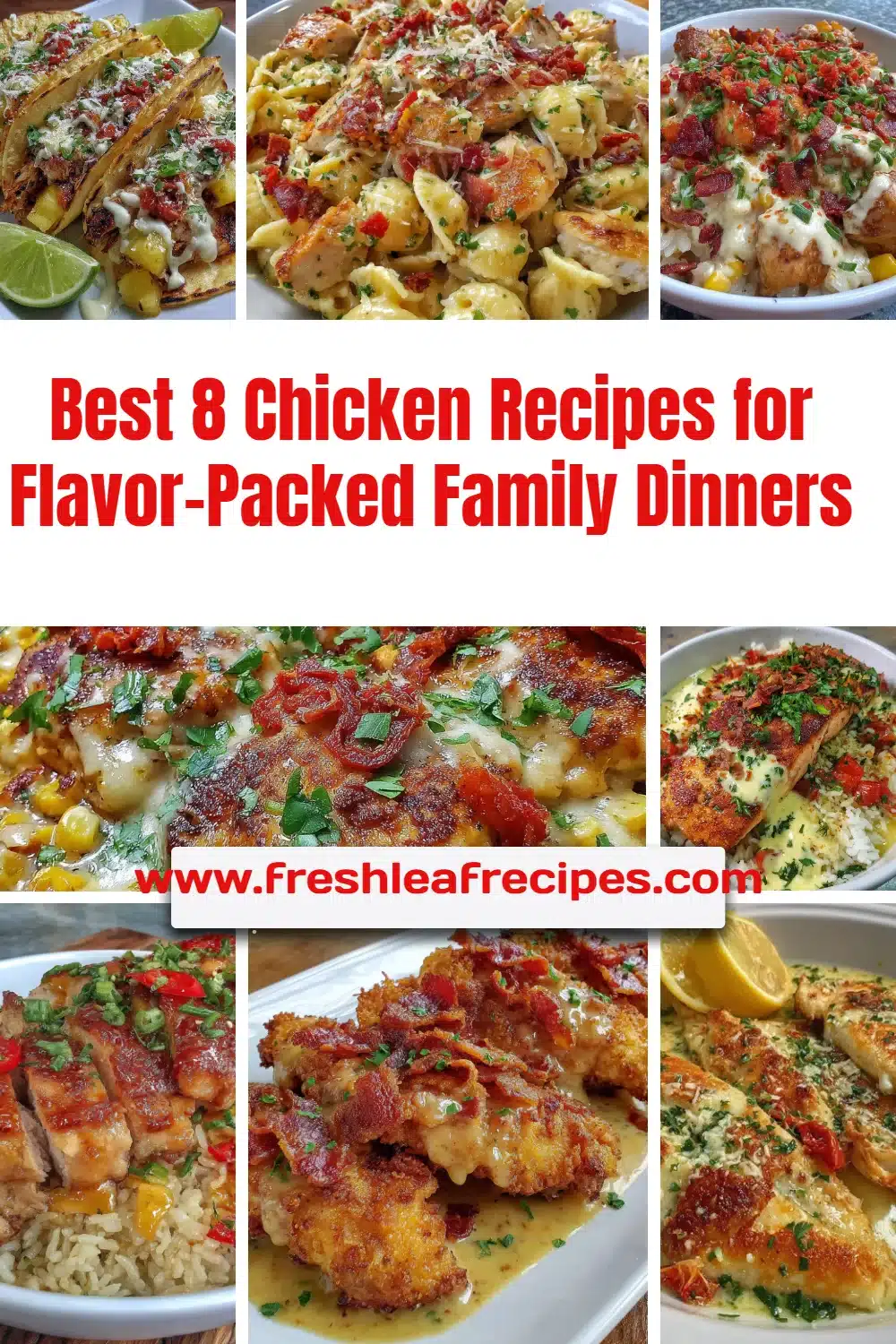 Delicious and easy-to-make chicken recipes for flavorful family dinners