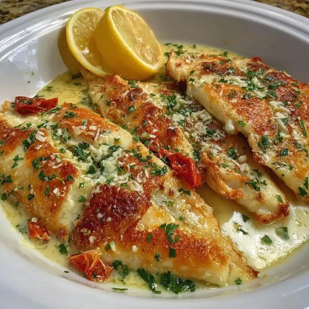 Garlic Butter Oven Baked Tilapia