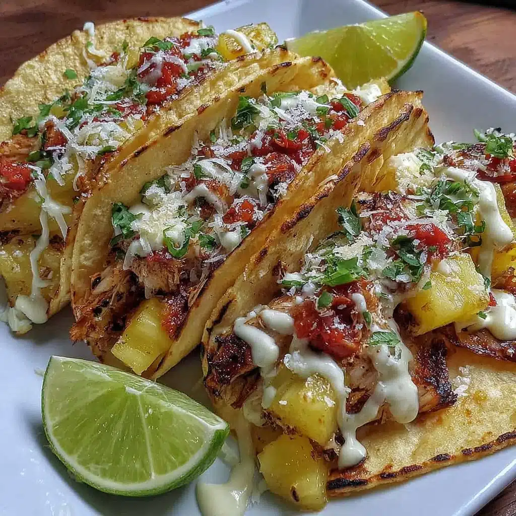 Pineapple Chicken Tacos