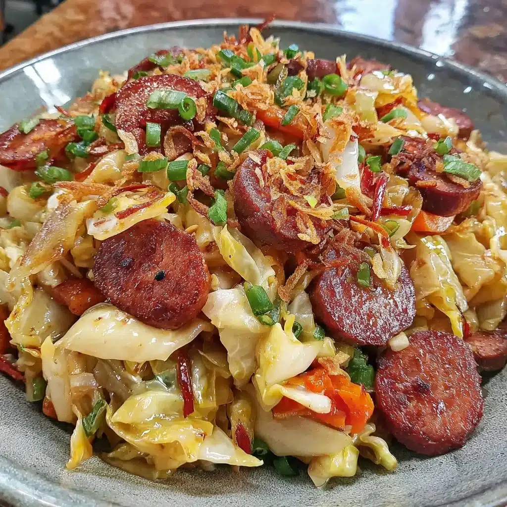 Sausage and Cabbage Stir Fry
