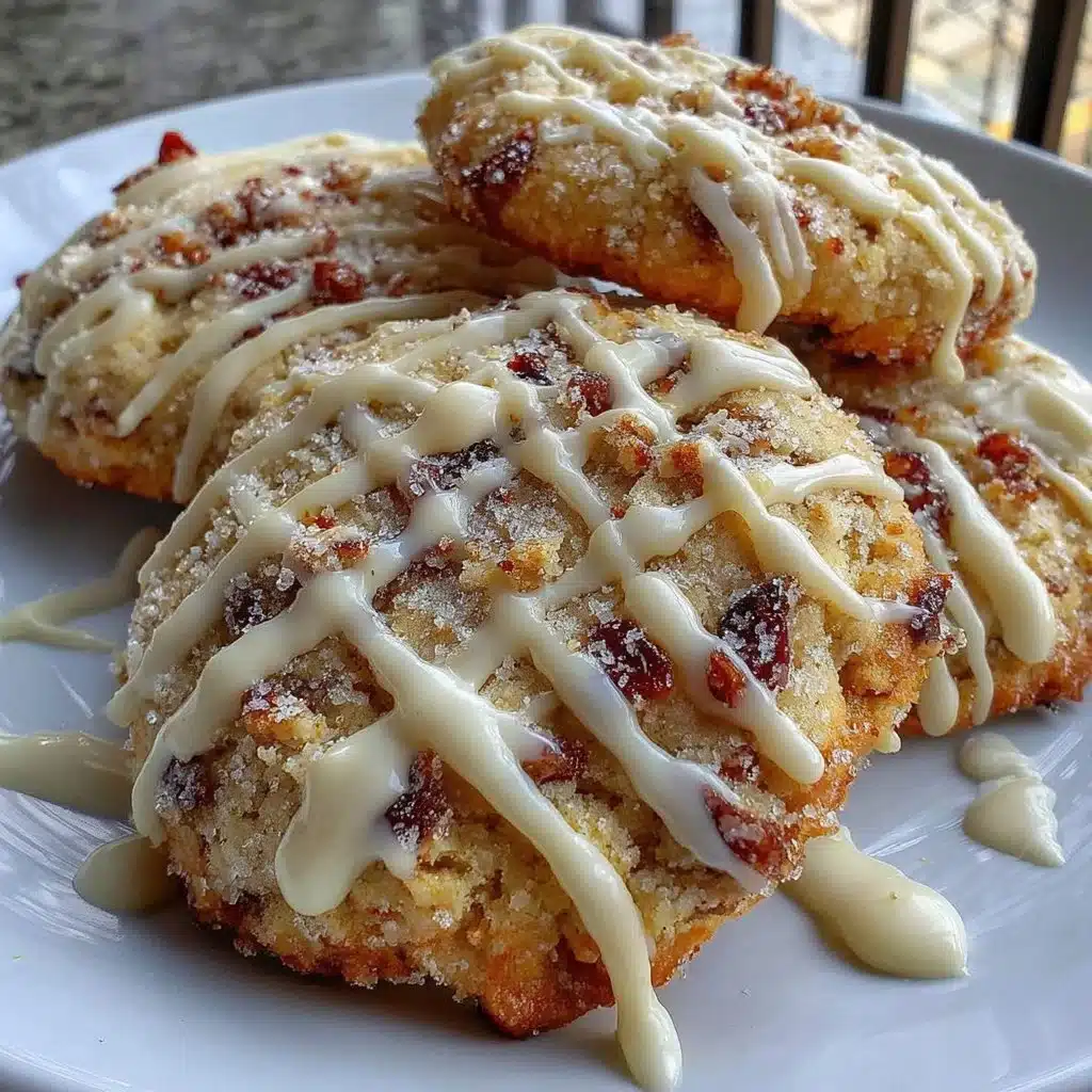 Crumbl Banana Bread Cookies with Cream Cheese Glaze