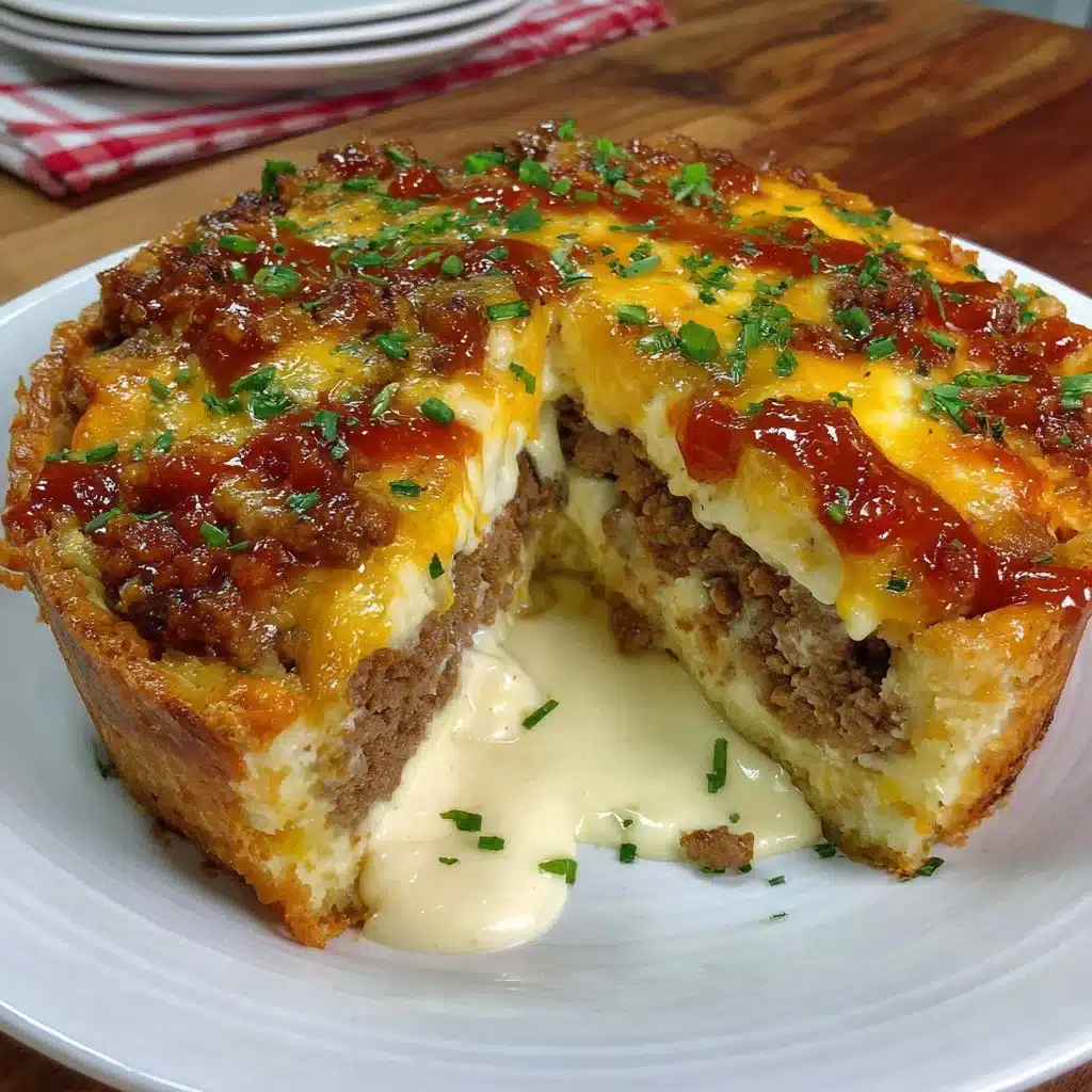 One-Pan Cheeseburger Pie Dinner