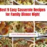 Delicious easy casserole recipes for a family dinner night