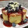 Fluffy cottage cheese blueberry cloud bread recipe
