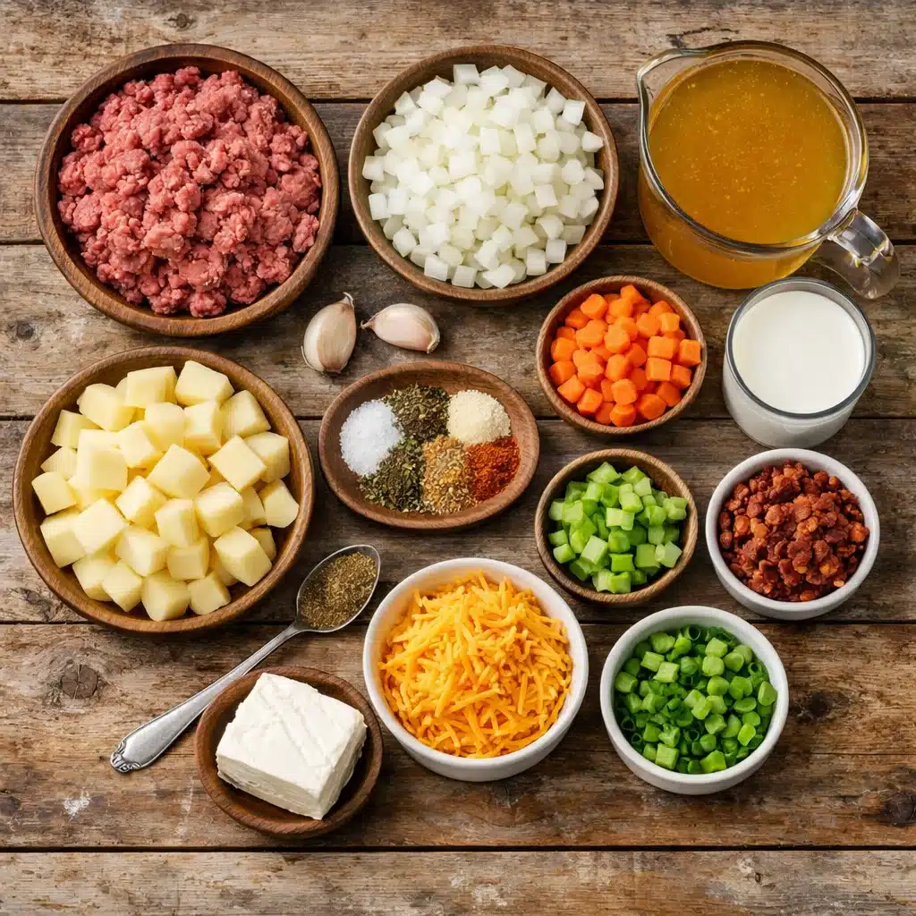 crockpot cheeseburger soup