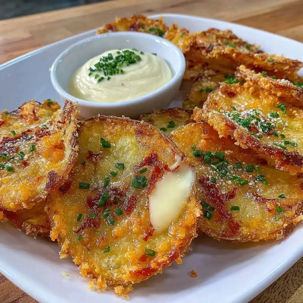 Crispy air fryer canned potato chips served in a bowl.