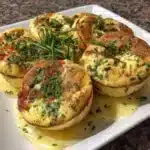 Delicious egg muffins made with spinach and feta cheese