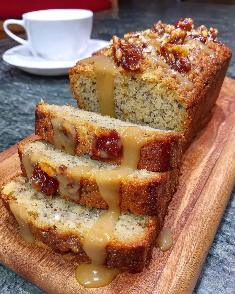 Loaf of healthy oat bread on a wooden table with ingredients