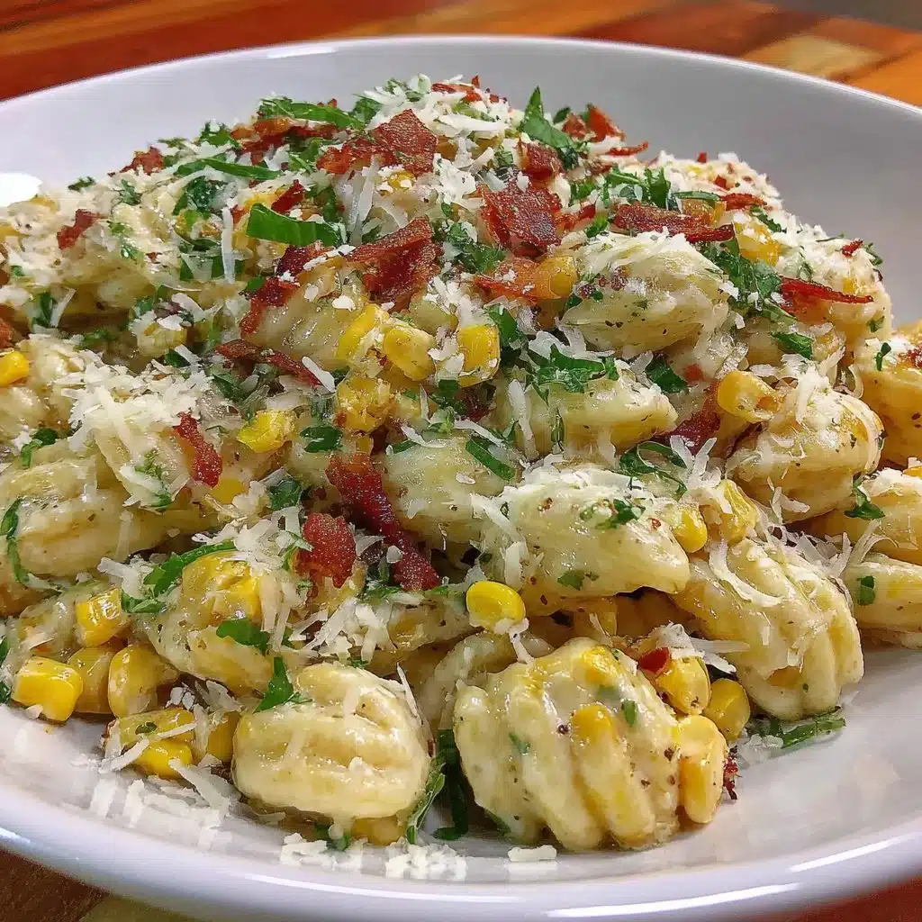 Delicious Juicy Street Corn Pasta Salad with fresh ingredients and vibrant colors.