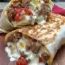 Taco Bell Beefy Melt Burrito filled with beef, cheese, and savory toppings
