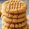 Delicious homemade peanut butter cookies on a cooling rack