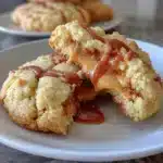 Delicious homemade peanut butter cookies on a plate