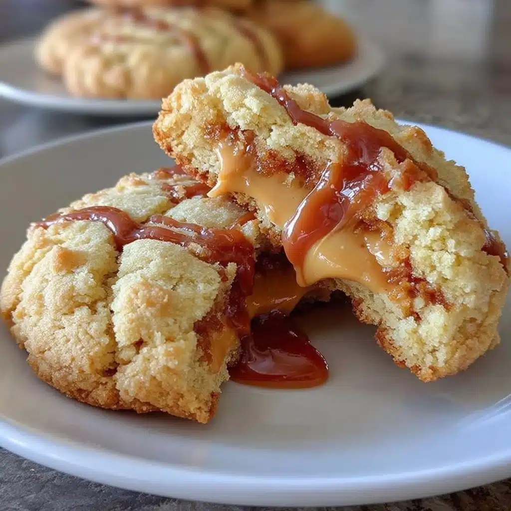 Delicious homemade peanut butter cookies on a plate