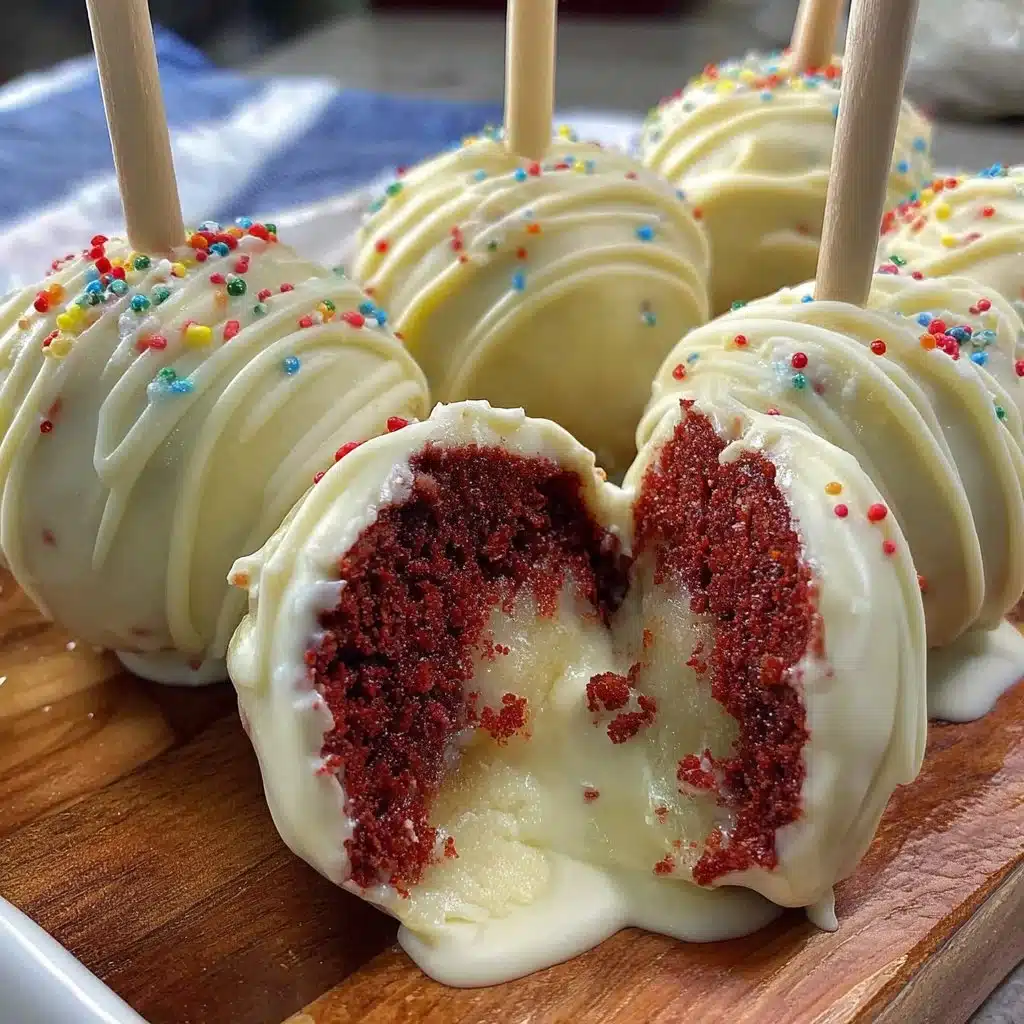 Delicious Red Velvet Cake Pops decorated for special occasions
