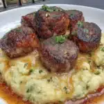 Salisbury Steak Meatballs With Garlic Herb Mashed 2026 03 19 161010 819x1024 1