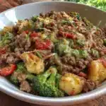Spicy Ground Beef Stir Fry Bowl With Garlic Veggie 2026 03 16 012004 1