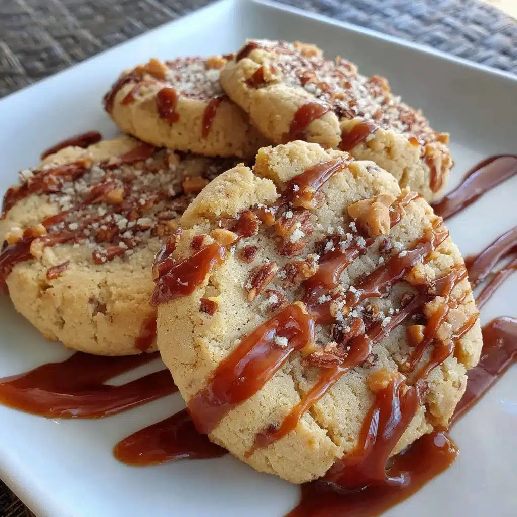 Sugar free peanut butter cookies on a plate, healthy and tasty dessert option