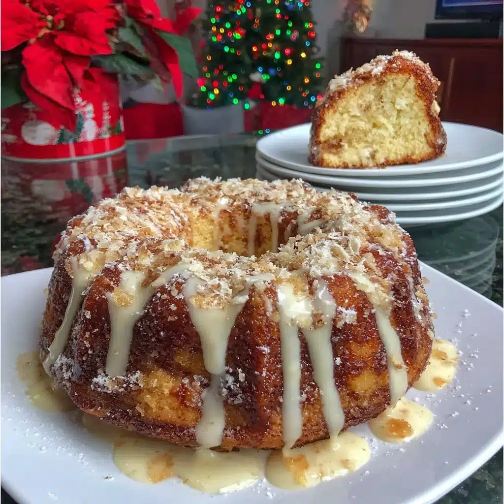 Joyful ring centerpiece for a holiday feast, perfect for festive celebrations.