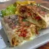 Delicious tuna melt wrap with melted cheese and fresh ingredients