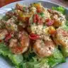 Upgraded classic shrimp salad with fresh ingredients