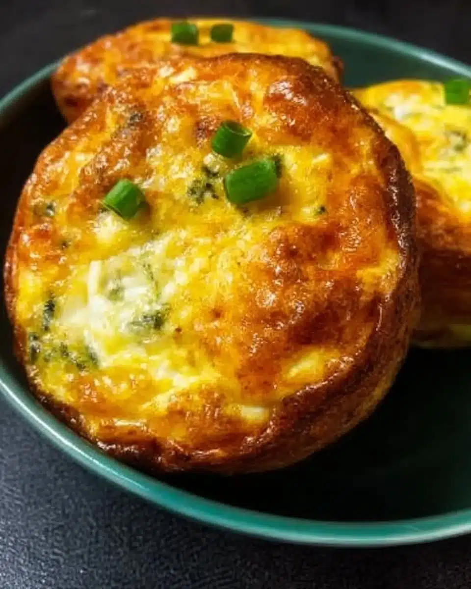 Delicious air fryer egg bites served on a plate
