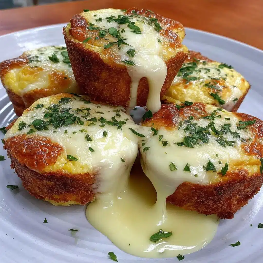 Fluffy air fryer egg bites in a colorful dish on a wooden table.