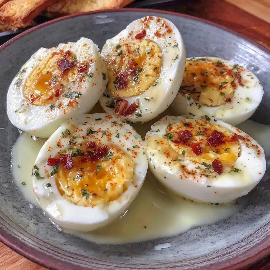 Air fryer hard boiled eggs in a bowl, perfect for snacks and meal prep.