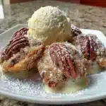 Deliciously roasted Air Fryer Pecans prepared two different ways.