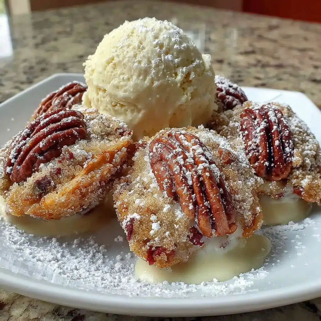 Deliciously roasted Air Fryer Pecans prepared two different ways.