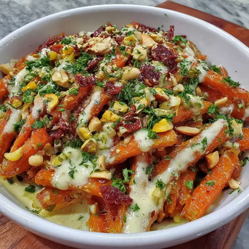 Delicious Asian carrot salad with fresh vegetables and sesame dressing