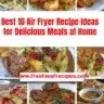 Delicious air fryer recipes for easy home cooking