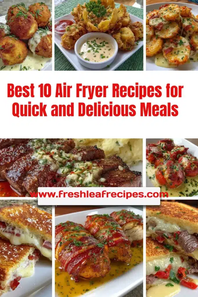 Best 10 air fryer recipes for quick and delicious meals