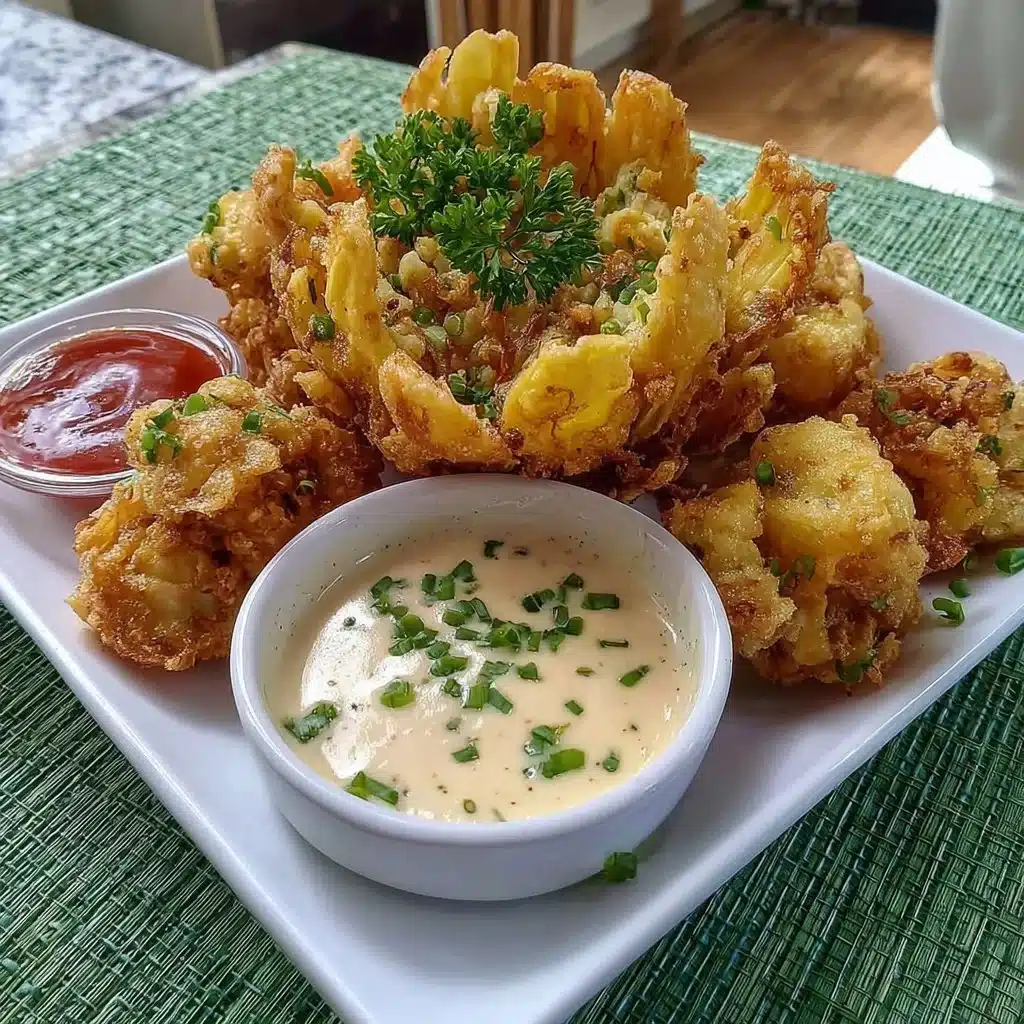 Easy Air Fryer Blooming Onion