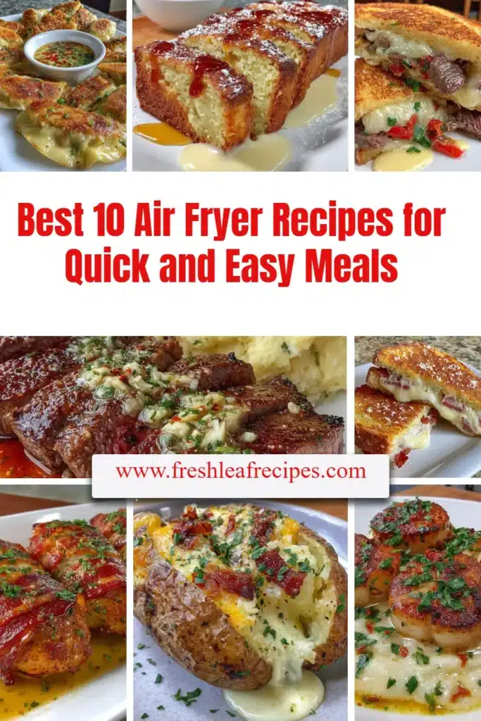 Top 10 air fryer recipes for quick and easy meals