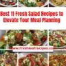 Delicious fresh salad recipes for meal planning and healthy eating