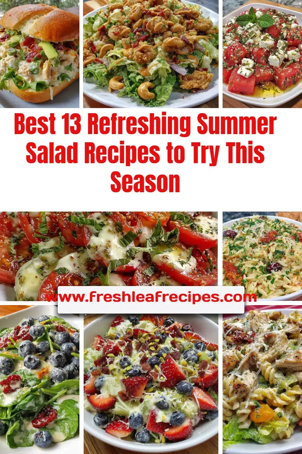 Colorful summer salad with fresh vegetables and herbs in a bowl