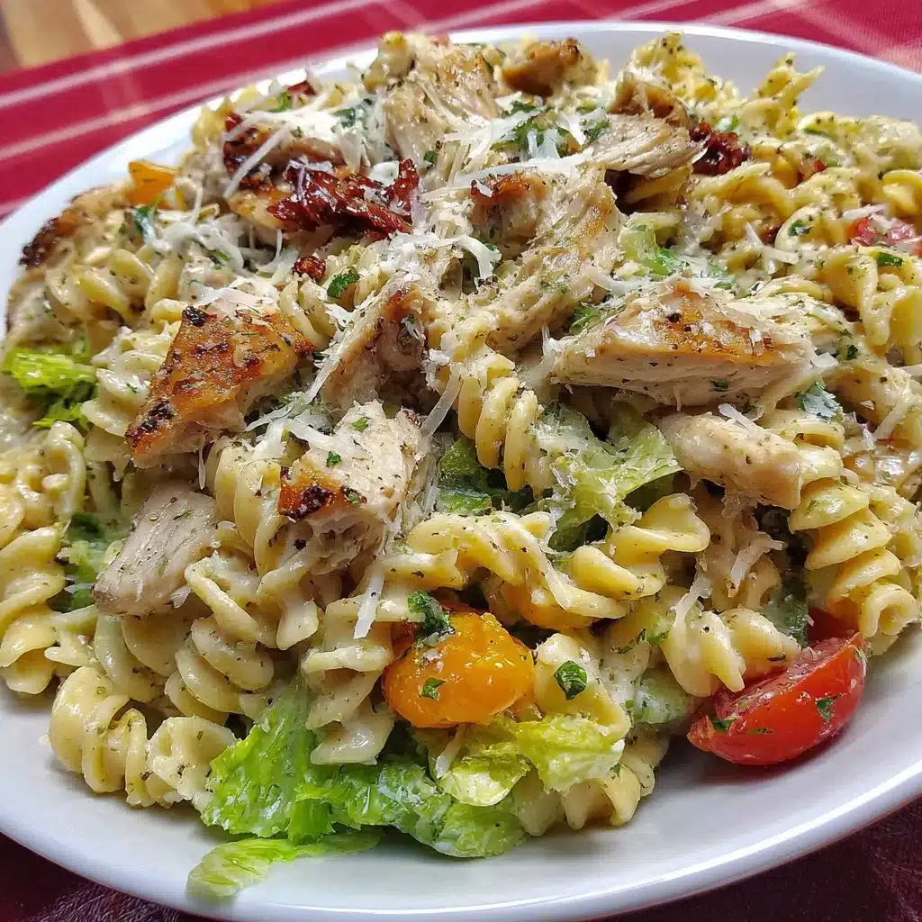 Chicken Caesar Pasta Salad
