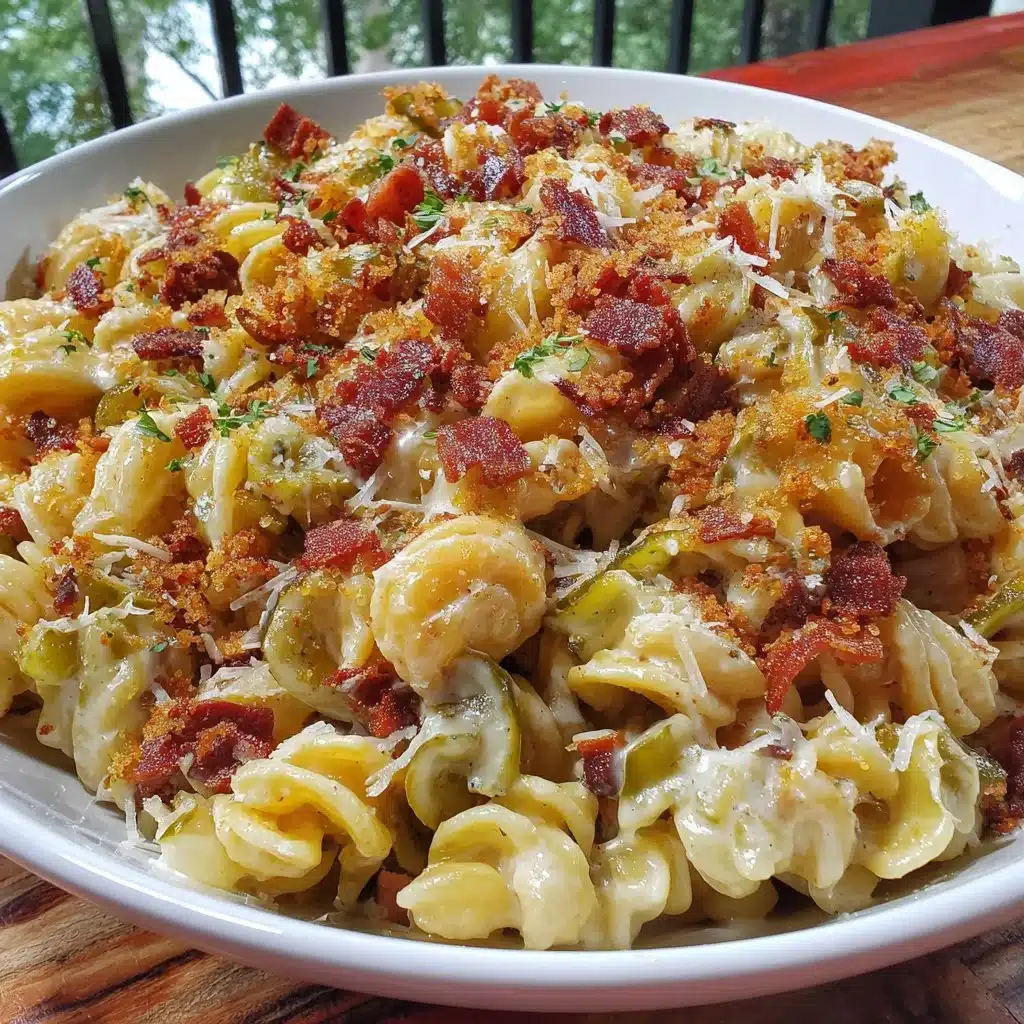 Dill Pickle Bacon Pasta Salad