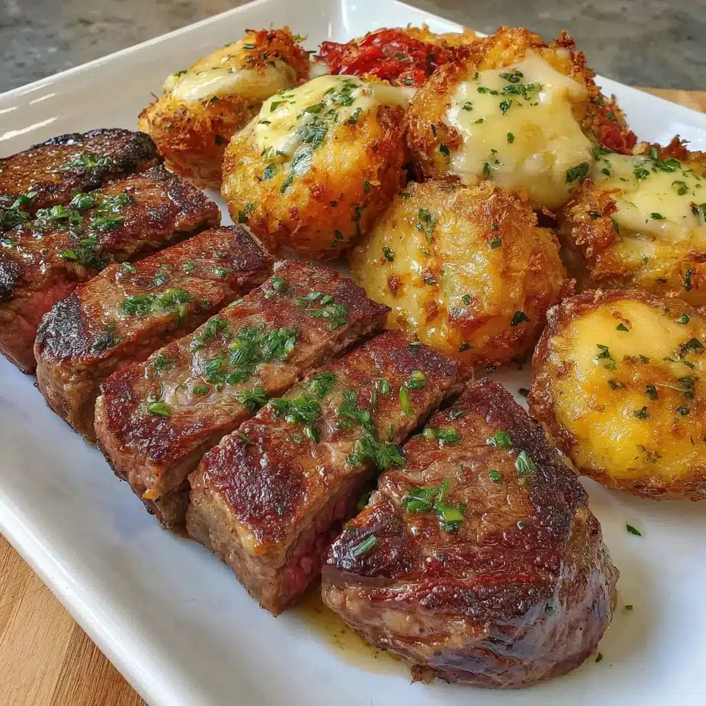 Air Fryer Cubed Steak & Crispy Potatoes