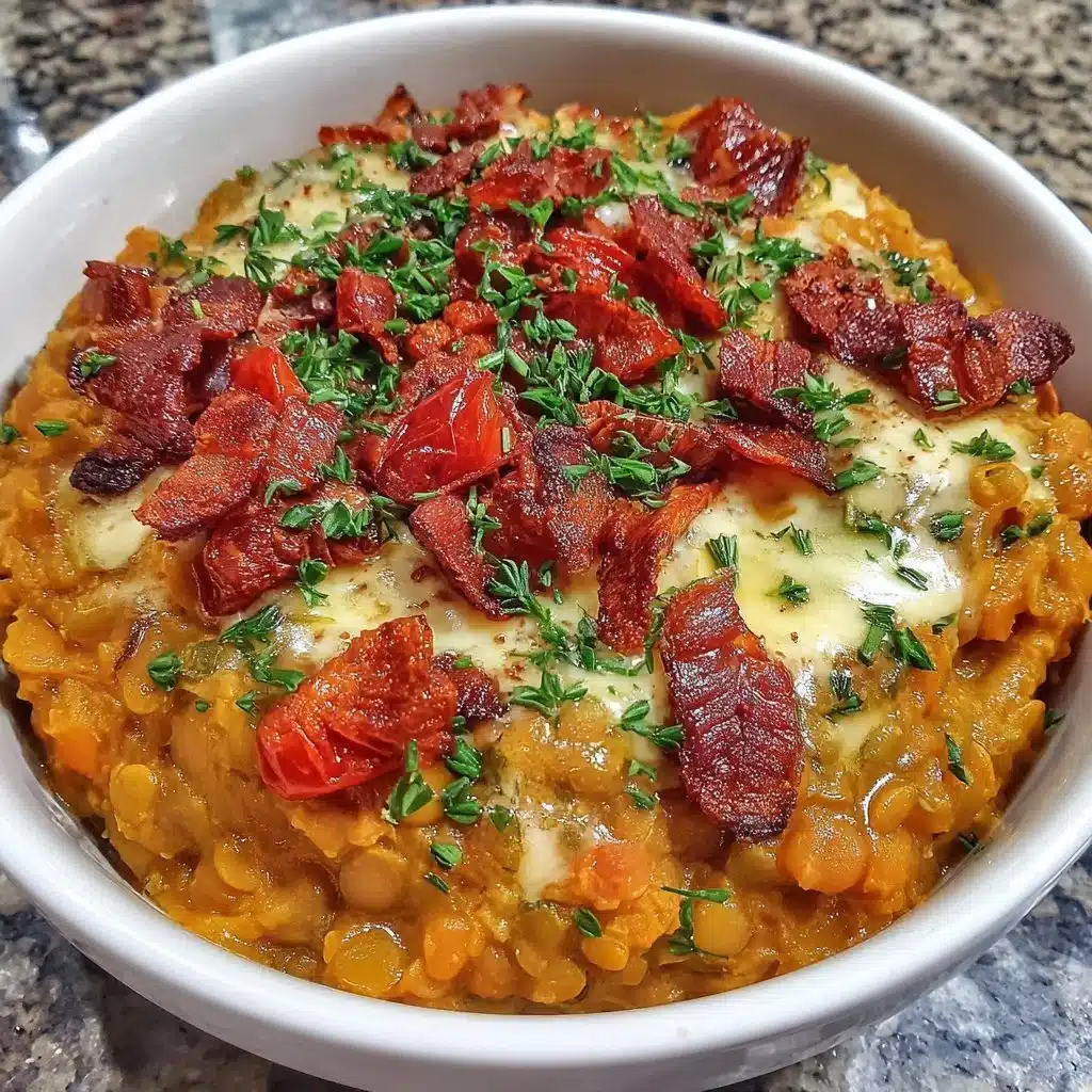 Healthy Sweet Potato Lentil Bowl
